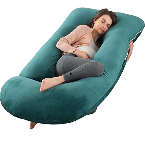 Image of Victostar Pregnancy Pillow,57 inches U Shaped Maternity Pillow with Removable Cover Full Body Pillow Support for Back, HIPS, Legs, Belly
