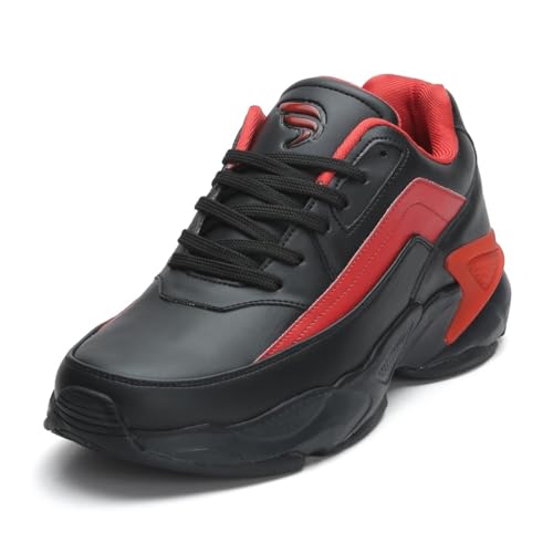 Image of FIELD CARE Fusion Casual Athletic Chunky Stylish Outsole Comfort Lace-Up Sneakers.