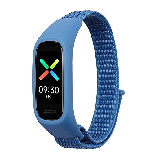 Nylon Material Wrist Band Strap Regular Size for OnePlus Smart Band & Oppo Smart Band (Tracker not Included) (Nylon -Cape Blue)-image-16