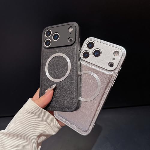 Étui iPhone 14 Pro en cuir beige avec protection magnétique - 2