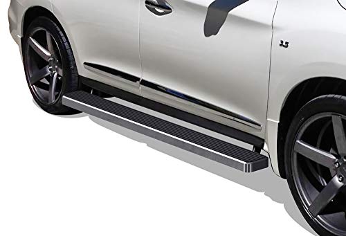 APS Running Boards 6 inches Compatible with Nissan Pathfinder 2013-2021 (Excluding Platinum) & Infiniti QX60 2013-2016 304 Stainless Steel (Nerf Bars Side Steps Side Bars)