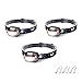 LED Rechargeable Headlamp, Headlights Flashlight with 5 Lighting Modes, Waterproof, Adjustable and Comfortable for kids and adults, Perfect for Running, Camping, Hiking and Outdoors, Pack of 3