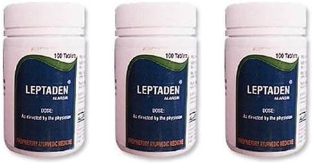 3 X Leptaden Alarsin Tablets Lactation 100 Tabs - Improves Lactation/Breast Milk by LEPTADEN