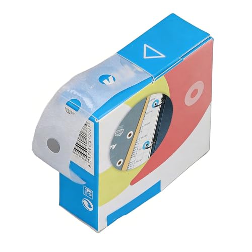 BE-TOOL Tear Resistant Hole Reinforcements Stickers, 250Pcs Self-Adhesive Labels for Ring Binder, Loose Leaf Paper, Planners and Notebooks (Clear)
