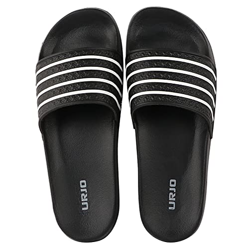 Image of URJO Kids's Sliders /Slippers Lightweight Super Flexible Arch Support Durable Anti Skid & Stylish Dailywear Sliders /Slippers for Boy's & Girl's