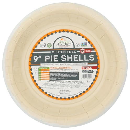 Wholly Wholesome, Pie Shell Gluten Free 9 Inch 2 Count,