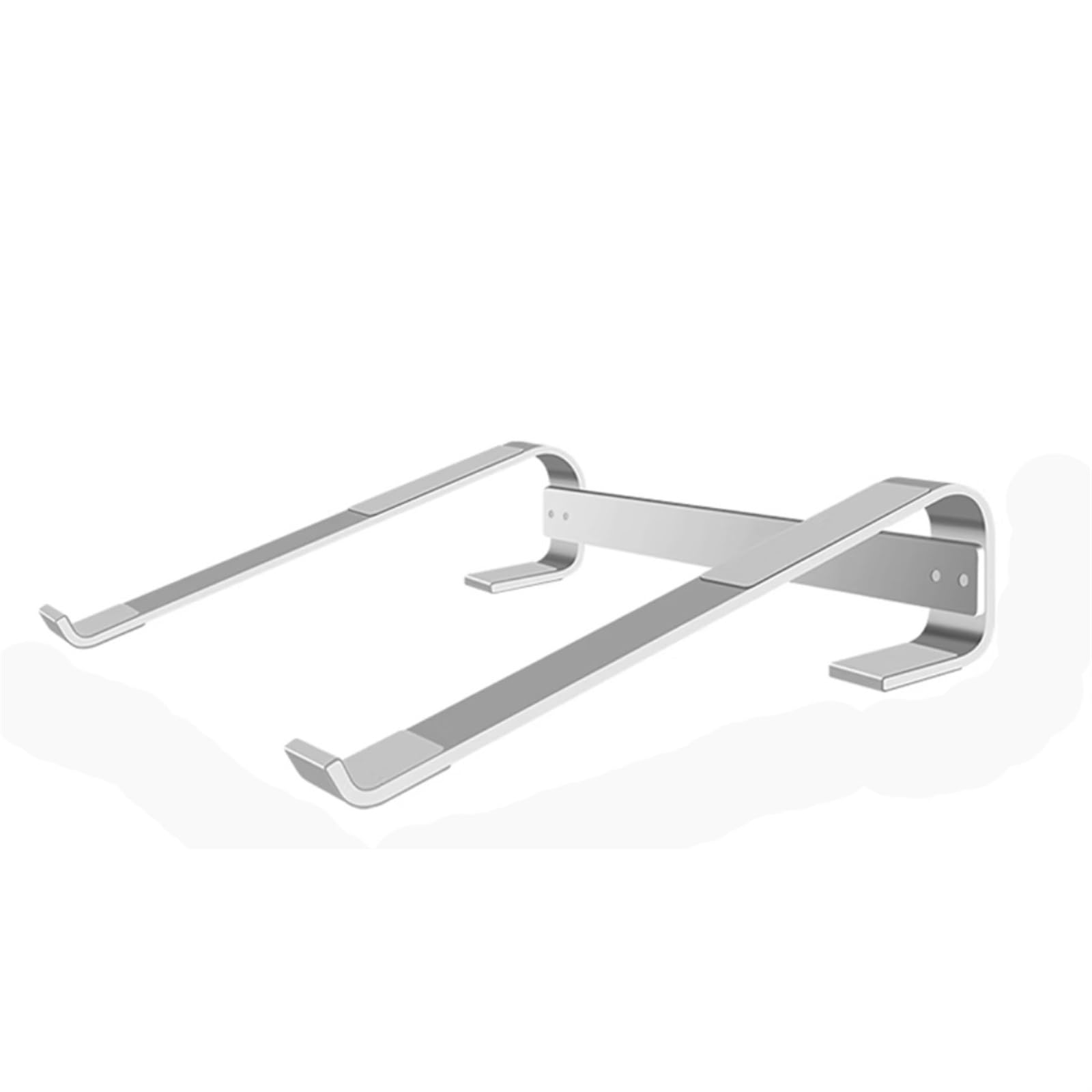 Supporto per computer Supporto for laptop da scrivania, supporto ergonomico for laptop, alluminio, raffreddamento ventilato, supporto for notebook portatile, antigraffio, tutti i laptop 15,6 pollici