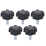Weit verbreitet: 5 Stück M6 x 15 mm/0,6 Zoll Klemmknopf