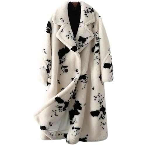 RomanticDesign Women's Cozy Faux Fur Jacket Coat Long Fluffy Plush Outerwear Winter Warm Casual Cardigan