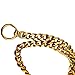 LaKitty Dog Training Brass Choke Chain Collar for Medium Dogs, 2.5 mm, 22 Inch - 8/2