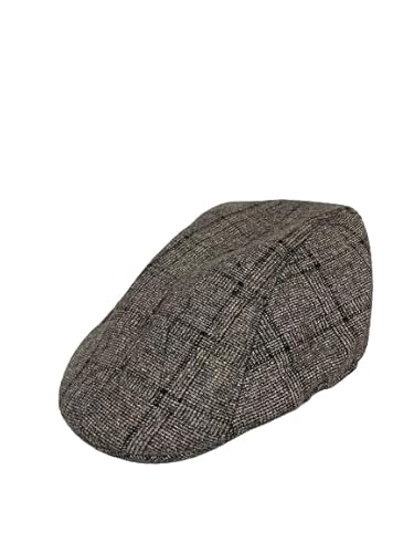 Hampton & Stewart Boys Brown Hat News Flat Cap Baker Gatsby One Size Uk Stock (Type 6, )