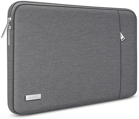 TECOOL 14 Zoll Laptoptasche LaptopHülle für 14” Notebook,Dunkel Grau | Wasserdicht Laptop Tasche 14 Zoll für 14” Lenovo ideapad HP Pavilion Acer Dell Chromebook,MacBook Air 15 M5 2