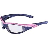 Global Vision Eyewear 24 Marilyn 11 Padded Women's Motorcycle Sunglasses Clear to Smoke Photochromic Lenses