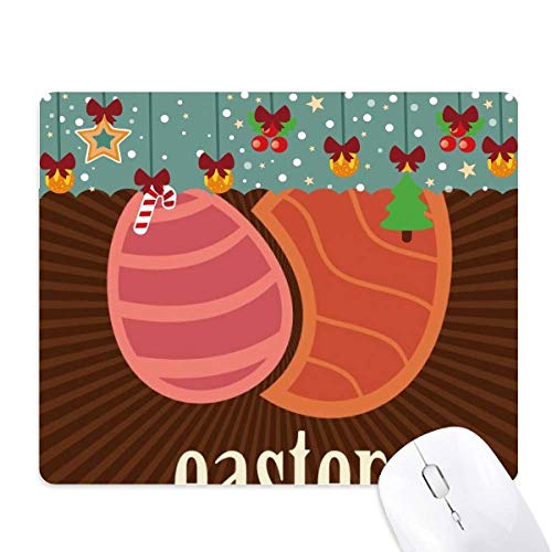 Tapis de souris de Pâques motif œuf rouge pour le jeu et le bureau