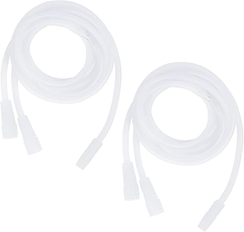 weiwei Accesorios para máquinas de terapia de vacío, 2 tubos de silicona tipo Y para tazas grandes, tubo de vacío de silicona transparente para
