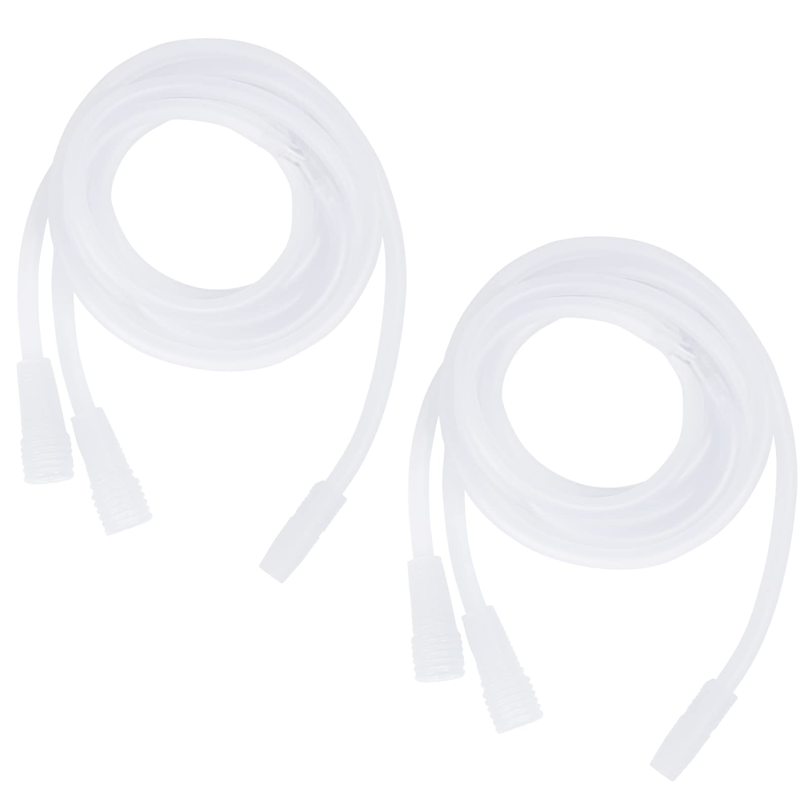 weiwei Vacuum Therapy Machine Accessories, 2 PCS Silicone Y-Type Hoses Tubing for Large Cups,Clear Silicone Vacuum Tube for 210ml 180ML 160ML 150ML Suction Cups