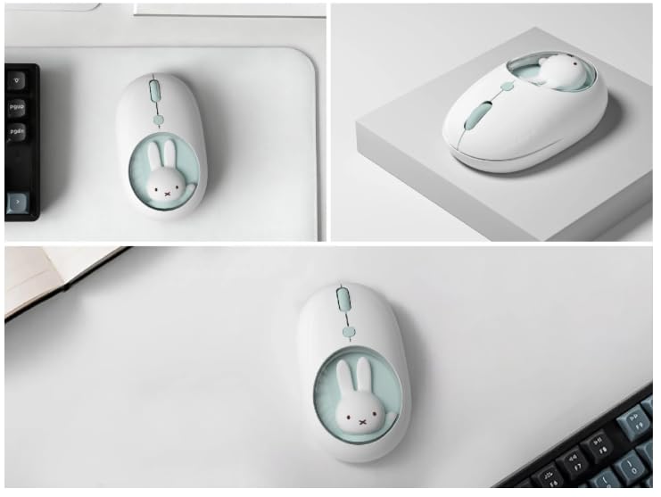 Amazon | ミッフィー×MIPOW 光るワイヤレスマウス、レシーバー接続