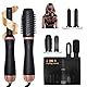Kocusu 6 in 1 Hairstyler,1000W Airstyler mit Warmluftbürste,Einstellbare Haarstyler mit Rundbürstenföhn,Volumen-Föhnbürste,Thermal Brush,Lockenstab Automatisch,Glättbürste Für Trocknen,Locken,Glätten
