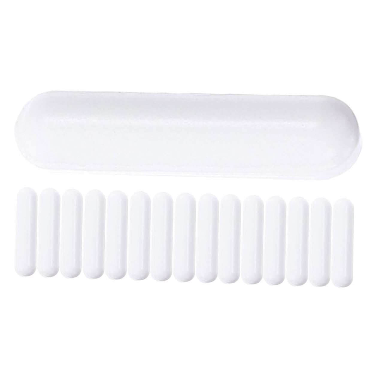 OUNONA 48 Piezas Rotor Magnético Varilla Magnética Barra De Agitación Magnética Pequeña Mezclador Magnético Accesorios De Laboratorio Imanes De Barra Barras Ptfe
