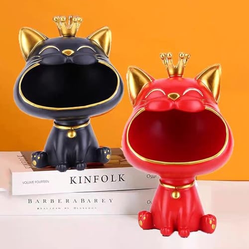 Boîte de rangement chat rieur pour ranger petits objets du salon - 7