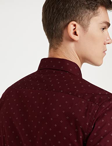 Image of Diverse Men's Cotton Printed Full Sleeve Regular Formal Shirt