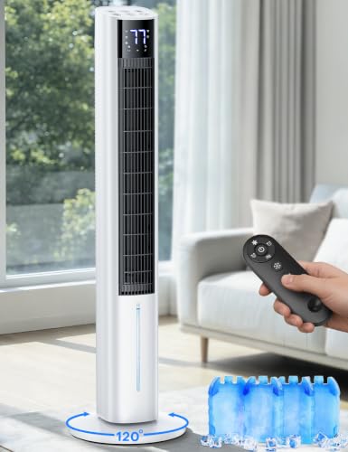Image of 45 inch Windowless Air Conditioner for Bedroom, 120Swing Swamp Cooler