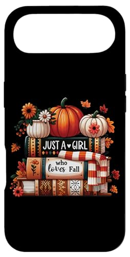 Carcasa para iPhone Air Solo una Chica Que ama los Libros de otoño y otoño sobre Calabazas para Mujeres acogedoras