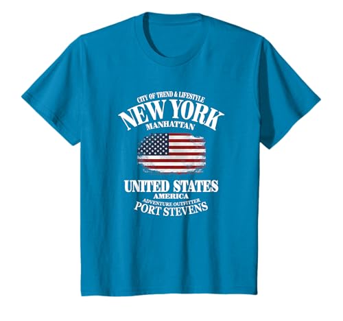 New York - Drapeau des États-Unis - Stars and Stripes T-Shirt