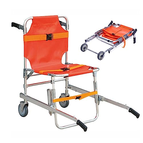 Silla de evacuación de emergencia con mango ajustable y hebillas de liberación rápida para bomberos y uso médico
