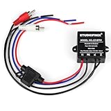 STUDIOFINIX Marine Bluetooth Receiver -BT 5.3 Remote Wireless Connectivity, IP67 Rated Waterproof Stero Male RCA Output for Vehicle of Boat,UTV,ATV, Motorcycles, Golf Carts