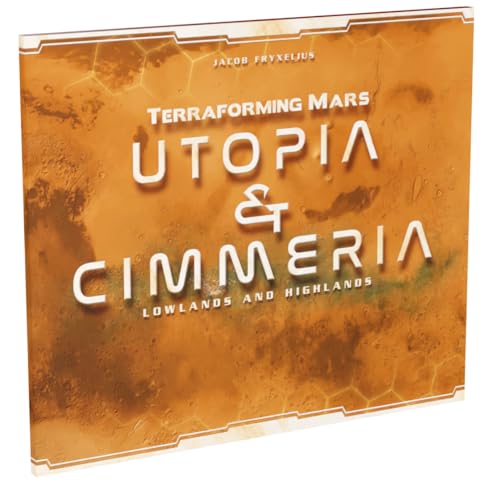 Terraforming Mars Utopia & Cimmeria - Double-Sided Game Board with New Maps and Awards - for Ages...