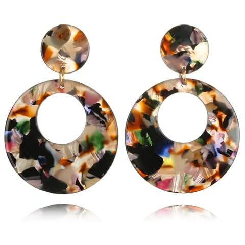 Wendalern Boucles d'oreilles géométriques Cover