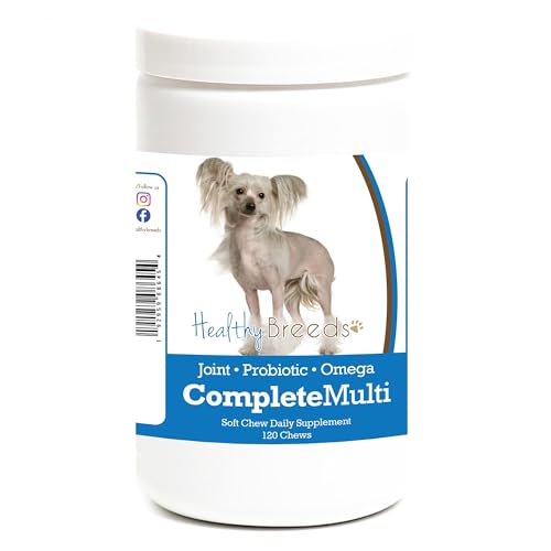 Image of Healthy Breeds Chinese Crested All In One Multivitamin Soft Chew 120 Count