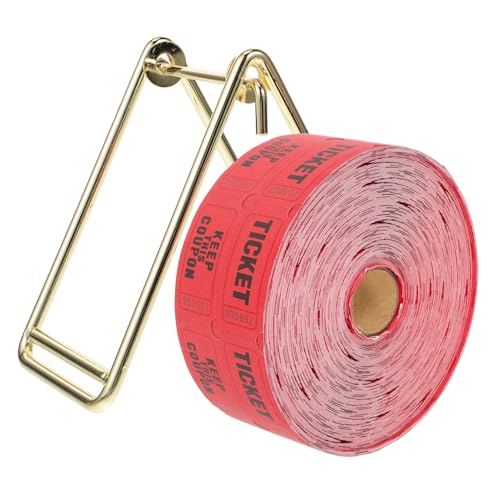 Lot de billets de tombola papier rouge HEMOTON pour événement associatif