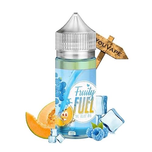 The Blue Oil 100ml Fruity Fuel sans Nicotine ni Tabac Cover