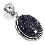 Hauptstein: Blauer Sonnenstein Oval Cabochon 12x16 MM - 1 Stück