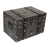 Coffre à souvenirs : avec une capacité suffisante, le coffre au trésor de pirate peut être utilisé pour non seulement des bijoux, mais également d'autres articles divers dont vous avez besoin, stockage de coffre au trésor