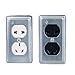 Qlvily 12 Packs 4x2 Inch Metal Electrical Box, Single Gang Electrical Box, Ten 1/2 Inch Knockouts, Raised Ground, 13 Cu. in. Capacity, 1-7/8