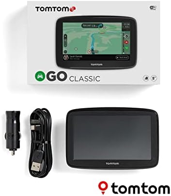 TomTom GO Classic 5 nawigacja samochodowa GPS (ekran 6 cali, mapy Europy, Wi-Fi, TomTom Traffic, TomTom Road Trips)