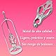 Nippelklemme für Frauen BDSM Edelstahl Nippelklemmen Brustwarzenklemmen Set drehbare Dehnung Nipple Clamps Extreme Spielzeug Hart Stark Nippel Klemmen Brustwarzen SM Folter Werkzeuge Toys Männer Frau
