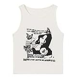 Tie Dye Tops Ulzzang Retro High Street Teens Clothing Harajuku Vintage Streetwear Long Sleeve T-Shirts Women (White,XL,X-Large)