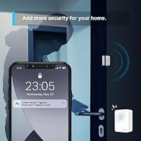 Tapo T110 Smart Kontakt Sensor für Fenster-/Türsicherung, Batterielebensdauer von mehr als 1 Jahr, Sofortige App-Benachrichtigung, [Muss mit Tapo H100 Hub verwendet Werden] (Packung mit 4) – Ansicht 7