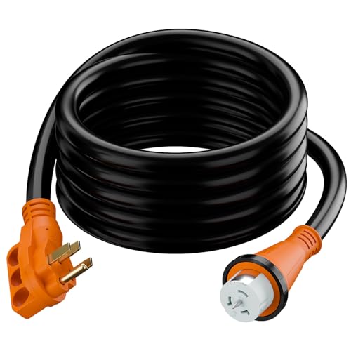 Nema SS 2-50P Waterproof RV 50Amp Power Inlet Box and SS 2-50P Extension Cable 25 FT, AC0070 by acbroad - Image 3