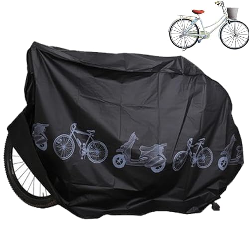 GNAUMORE Cubierta de Lluvia para Bicicleta Eléctrica,Funda De Bici Impermeable,Cubierta Protectora para Bicicleta,Funda Impermeable para BicicletaCubierta Antipolvo para Bicicletas de Montaña