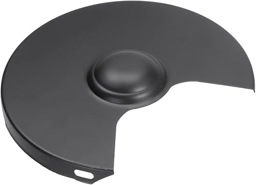 Miniatura 3 de HARFINGTON Cubierta exterior de la rueda de la amoladora de banco, cubierta exterior izquierda de acero al carbono para pulidora de banco, negro