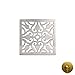 Newport Brass 233-604/24S Decorative Drains 6" Square Shower Drain Grid, Satin Gold