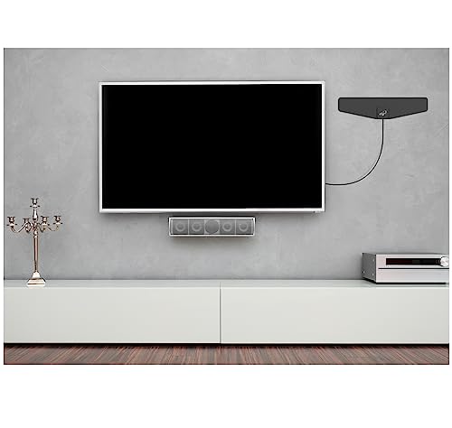 ELG, HDTVSLIM50, Antena Digital Interna FIT, Compatível com Sinal Analógico e Digital, Cabo de 2,5m,