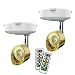 Wireless Spotlight, Battery Operated Accent Lights Art Lights for Paintings Mini Led Picture Light Puck Lights Wall Light with Rotatable Lights Head, 4000k Warm Light, 80 Lumens (Gold)