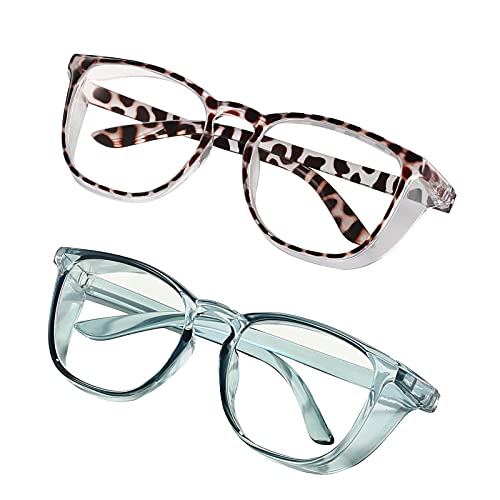 41WcYDns1vS. SL500 LASMEX Stylish Safety Glasses Goggles for Women Girls Anti-fog Glasses Protective Eyewear Clear Glasses