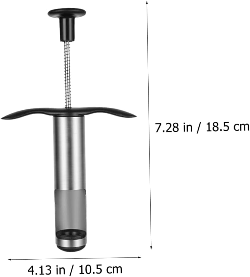 Mikinona 2pcs Stainless Steel Multi-functional Cherry Pitter Fruit Core Remover for Red Dates Easy to Use Kitchen Tool